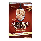 Post Shredded Wheat wheat'n bran cereal, spoon size Full-Size Picture